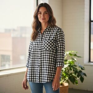 J CREW Button Down Shirt. Size Large